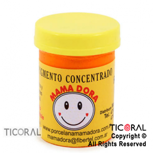 PIGMENTO CONCENTRADO P/PORCELANA FRIA NARANJA PERMANENTE X 15GR X 1